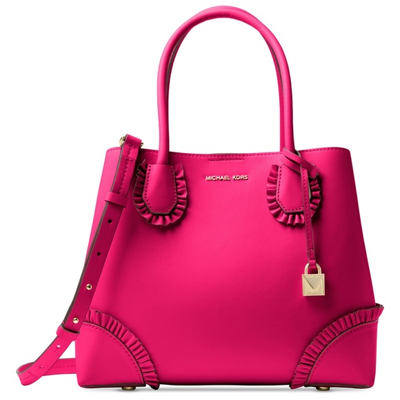 MICHAEL Michael Kors Handbags - Michael Kors Mercer pink leather bag